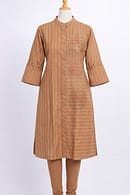 Brown Stripe Kurta