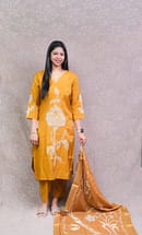 MUSTARD YELLOW FULL SUIT