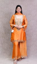 ORANGE SHIMMER ETHNIC WEAR