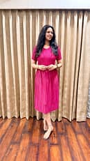 Silk Pleated One Piece