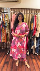 FLORAL PRINT KURTA SET