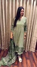 GEOMETRICAL COTTON FULL SUIT