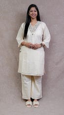 OFF WHITE SHIFALI CO-ORD SET