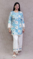 SKY BLUE BOHO DESIGN CO-ORD SET