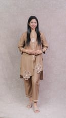 BISCUIT BROWN CO-ORD SET