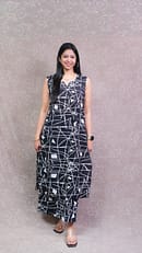 BLACK BOHEMIAN KURTA SET