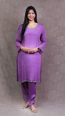 LAVENDER KURTA SET