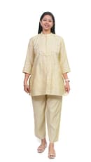 IVORY/MINT CO-ORD SET MOTI WORK