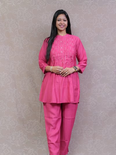 PINK PINTEST CO-ORD SET