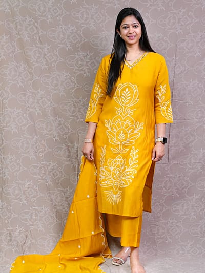 YELLOW MIRROR FULL SUIT