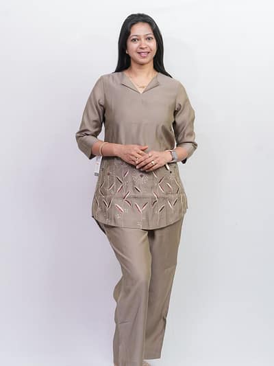 Melange Grey Co-ord Set