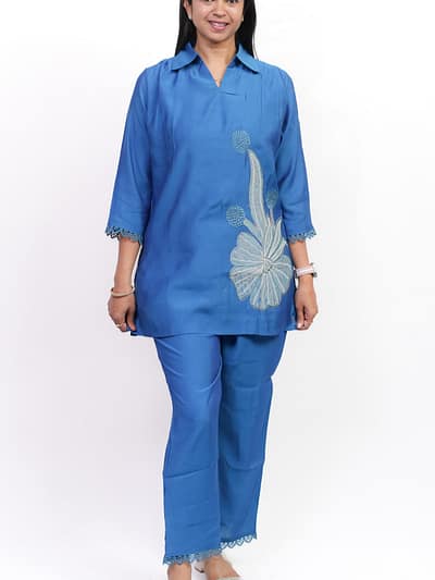 Royal Blue Co-ord Set